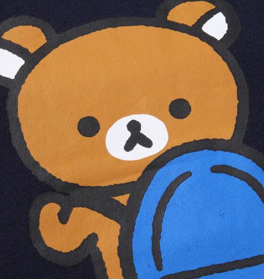 【2021cha】大きいサイズ メンズ Rilakkuma 半袖 Tシャツ ネイビー 1278-1241-2 3L 4L 5L 6L 8L