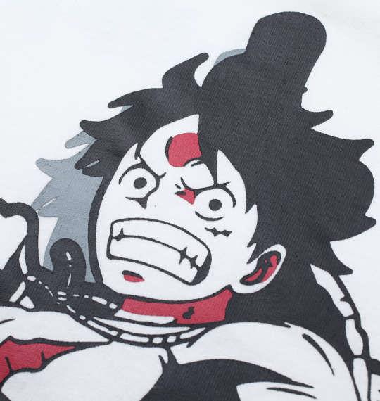 【2021one】【2021cha】大きいサイズ メンズ ONE PIECE 半袖 Tシャツ ホワイト 1278-1250-1 3L 4L 5L 6L 8L