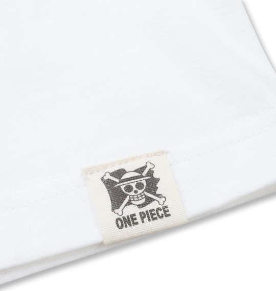 【2021one】【2021cha】大きいサイズ メンズ ONE PIECE 半袖 Tシャツ ホワイト 1278-1250-1 3L 4L 5L 6L 8L