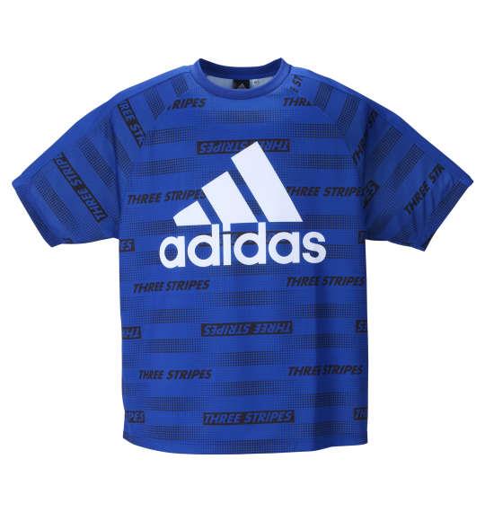 大きいサイズ メンズ adidas 半袖 Tシャツ チームロイヤルブルー 1278-1260-2 3XO 4XO 5XO 6XO 7XO 8XO