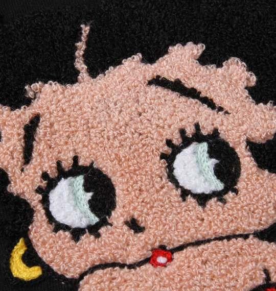 【2021cha】大きいサイズ メンズ BETTY BOOP サガラ刺繍 半袖 Tシャツ ブラック 1278-1281-2 3L 4L 5L 6L 8L