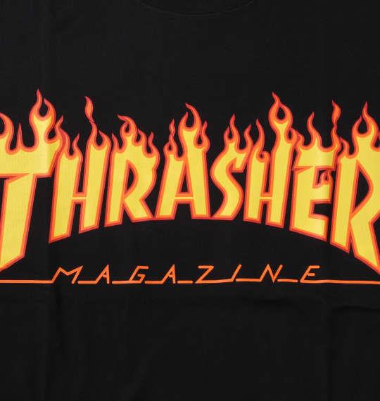 大きいサイズ メンズ THRASHER 半袖 Tシャツ ブラック 1278-1500-2 3L 4L 5L 6L 8L