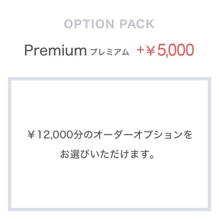 ONE ORDER SUITオプションパック Premium（プレミアム）