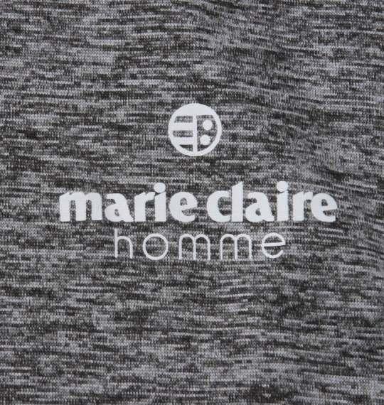 大きいサイズ メンズ marie claire homme DRY カチオン 半袖 Tシャツ + DRY メッシュ ハーフパンツ グレー杢 × ブラック 1259-1232-2 3L 4L 5L 6L 8L