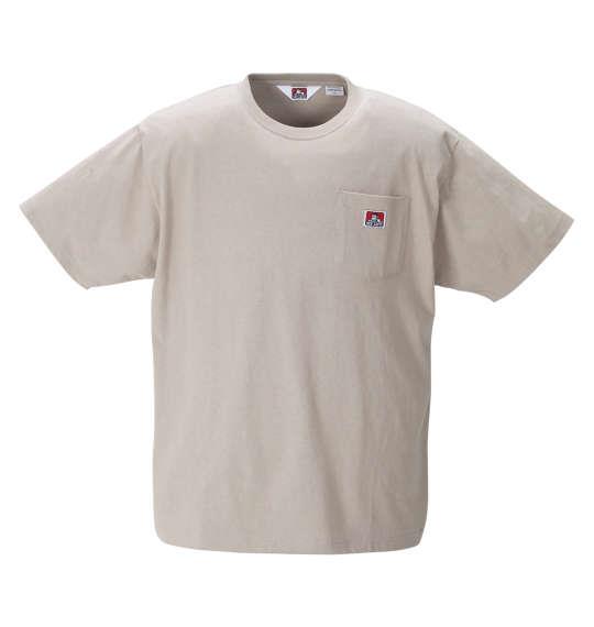 大きいサイズ メンズ BEN DAVIS ポケット 半袖 Tシャツ ベージュ 1278-0570-4 3L 4L 5L 6L