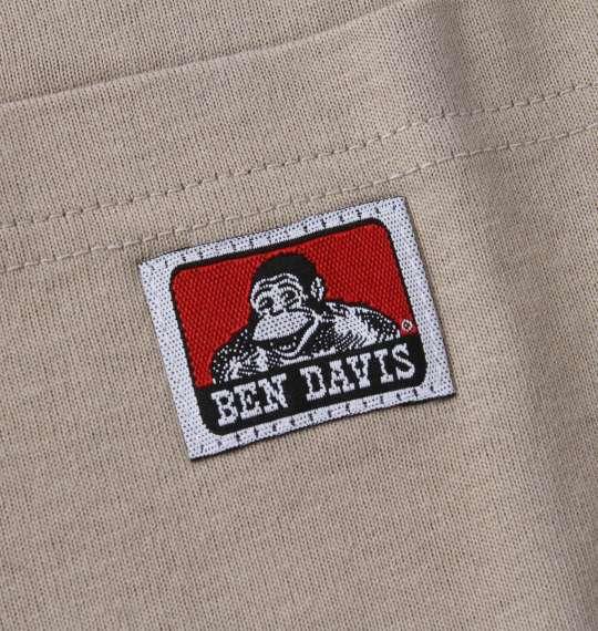 大きいサイズ メンズ BEN DAVIS ポケット 半袖 Tシャツ ベージュ 1278-0570-4 3L 4L 5L 6L