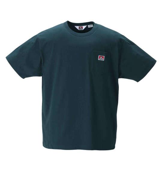 大きいサイズ メンズ BEN DAVIS ポケット 半袖 Tシャツ ボトルグリーン 1278-0570-5 3L 4L 5L 6L