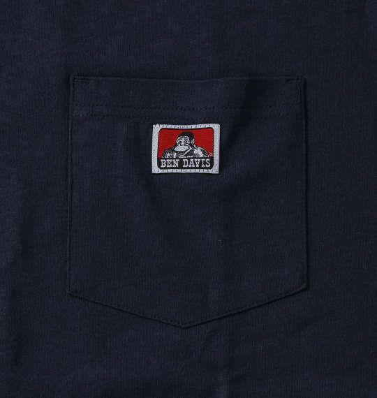 大きいサイズ メンズ BEN DAVIS ポケット 半袖 Tシャツ ネイビー 1278-0570-6 3L 4L 5L 6L