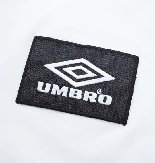 大きいサイズ メンズ UMBRO スリーブプリント 半袖 Tシャツ スノーホワイト 1278-1210-1 2L 3L 4L 5L 6L