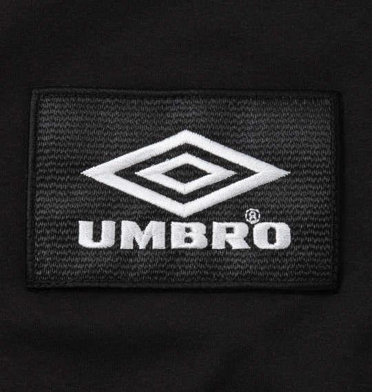 大きいサイズ メンズ UMBRO スリーブプリント 半袖 Tシャツ ブラック 1278-1210-2 2L 3L 4L 5L 6L
