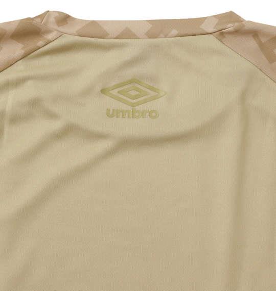 大きいサイズ メンズ UMBRO グラフィックプラクティス 半袖 Tシャツ スポンジベージュ 1278-1211-1 2L 3L 4L 5L 6L