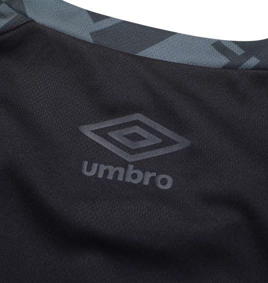 大きいサイズ メンズ UMBRO グラフィックプラクティス 半袖 Tシャツ ブラック 1278-1211-2 2L 3L 4L 5L 6L