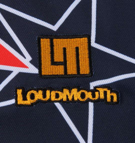 大きいサイズ メンズ LOUDMOUTH プレミアム 鹿の子 総柄 半袖 シャツ スタースタァディト 1278-1245-2 3L 4L 5L 6L