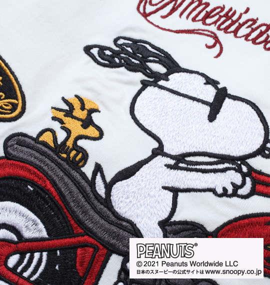 大きいサイズ メンズ FLAGSTAFF × PEANUTS スヌーピーコラボ 半袖 ポロシャツ ホワイト 1278-1526-1 3L 4L 5L 6L 8L