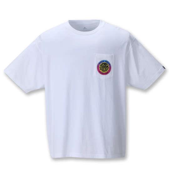 大きいサイズ メンズ RIP CURL ROCK SOLID 半袖 Tシャツ ホワイト 1278-1555-1 3L 4L 5L 6L