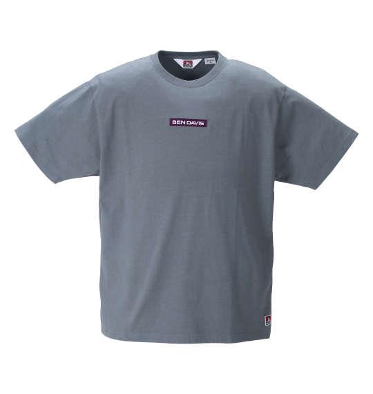 大きいサイズ メンズ BEN DAVIS BOX刺繍 半袖 Tシャツ グレーグリーン 1278-1580-1 3L 4L 5L 6L