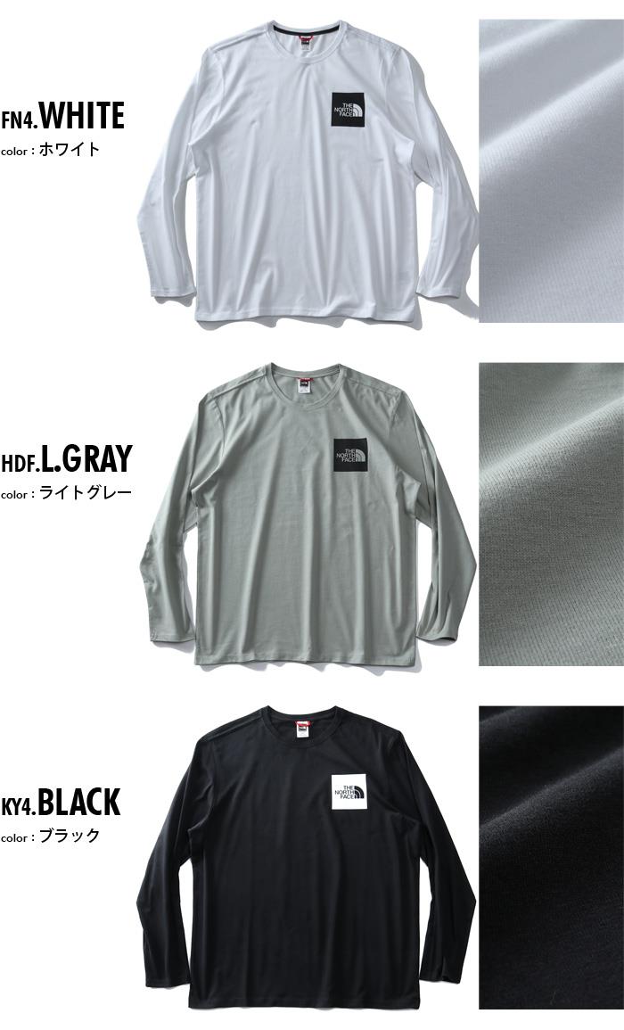 【WEB限定価格】大きいサイズ メンズ THE NORTH FACE ザ ノース フェイス プリント 長袖 Tシャツ FINE TEE USA直輸入 nf0a37ft