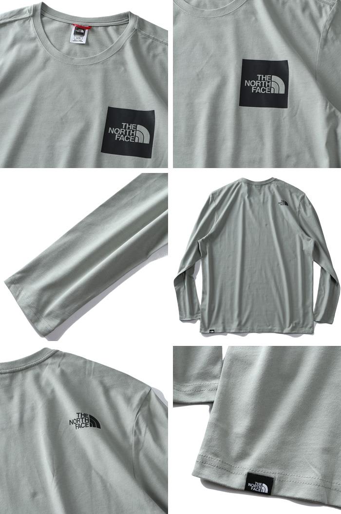 【WEB限定価格】大きいサイズ メンズ THE NORTH FACE ザ ノース フェイス プリント 長袖 Tシャツ FINE TEE USA直輸入 nf0a37ft