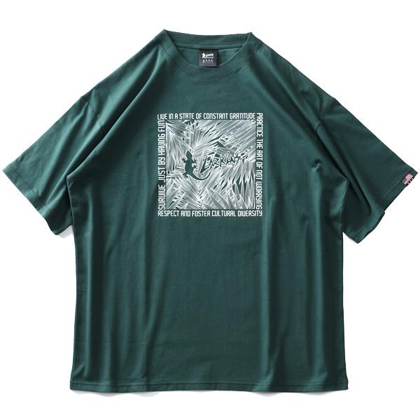 【WEB限定価格】大きいサイズ メンズ LARKiNS ラーキンス BOXプリント 半袖 Tシャツ l1036-364