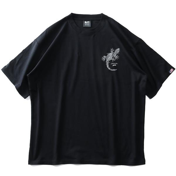 【WEB限定価格】大きいサイズ メンズ LARKiNS ラーキンス バックロゴ 半袖 Tシャツ l1037-364