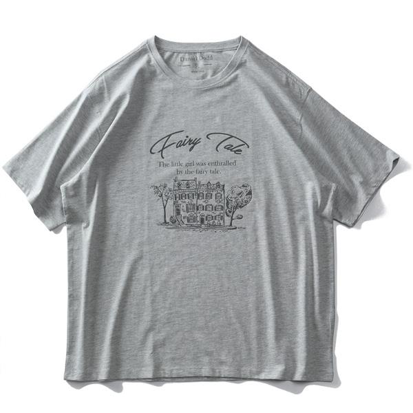 【WEB限定価格】大きいサイズ メンズ DANIEL DODD オーガニックコットン プリント 半袖 Tシャツ FairyTale azt-210231