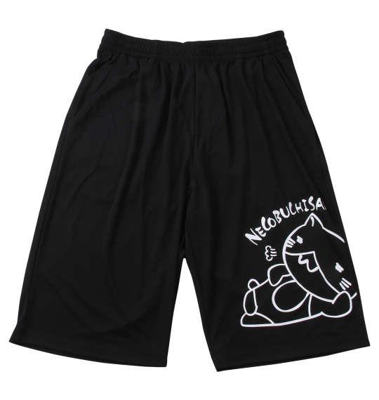 大きいサイズ メンズ NECOBUCHI-SAN DRY ハニカムメッシュ ハーフパンツ ブラック 1254-1230-2 3L 4L 5L 6L