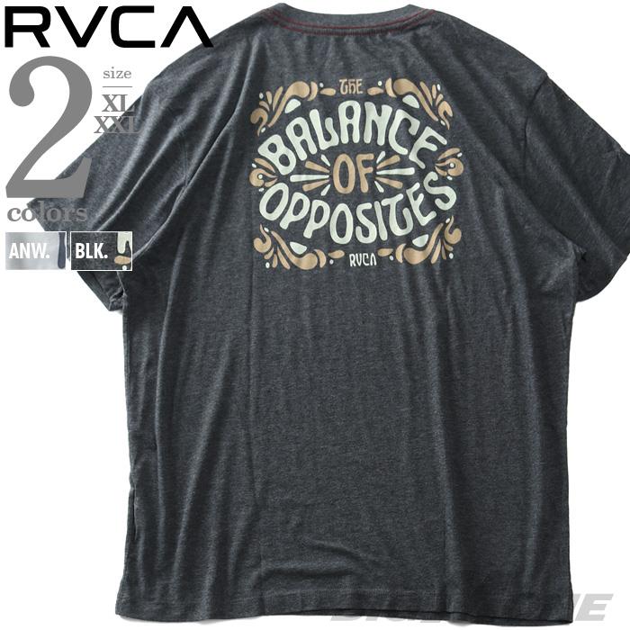 【WEB限定価格】大きいサイズ メンズ RVCA ルーカ プリント 半袖 Tシャツ TRIPPY TIMES SS USA直輸入 avyzt00202