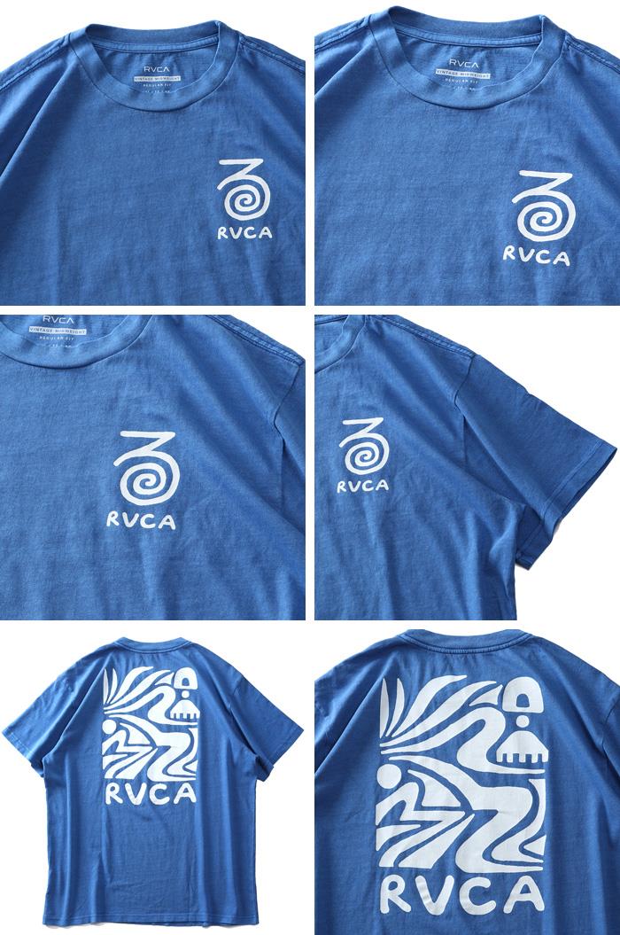 【WEB限定価格】大きいサイズ メンズ RVCA ルーカ プリント 半袖 Tシャツ STRAITS SS USA直輸入 avyzt00264