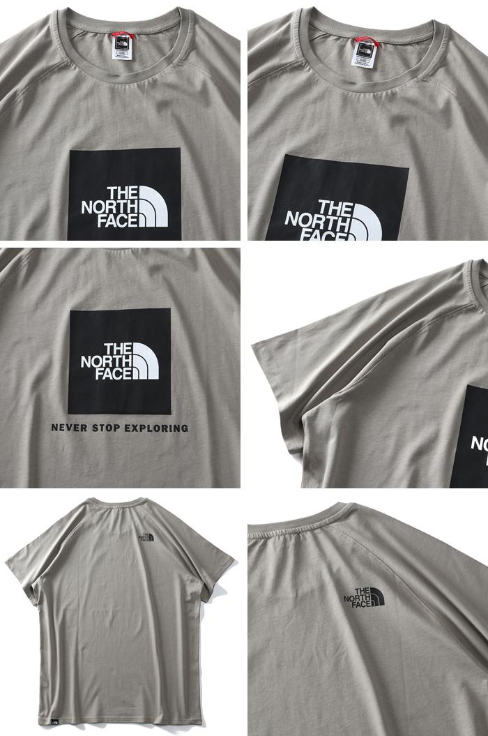 【WEB限定価格】大きいサイズ メンズ THE NORTH FACE ザ ノース フェイス プリント 半袖 Tシャツ RAG RED BOX TEE USA直輸入 nf0a3bqo