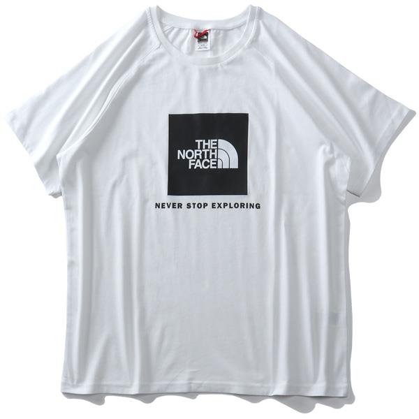 【WEB限定価格】大きいサイズ メンズ THE NORTH FACE ザ ノース フェイス プリント 半袖 Tシャツ RAG RED BOX TEE USA直輸入 nf0a3bqo