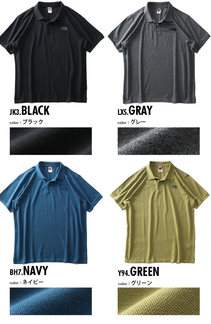 【WEB限定価格】大きいサイズ メンズ THE NORTH FACE ザ ノース フェイス 鹿の子 半袖 ポロシャツ POLO PIQUET USA直輸入 nf00cg71