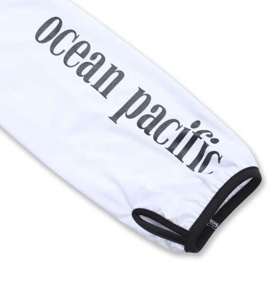 大きいサイズ メンズ OCEAN PACIFIC フルジップ パーカー 長袖 ラッシュガード ホワイト 1278-1571-1 3L 4L 5L 6L 8L