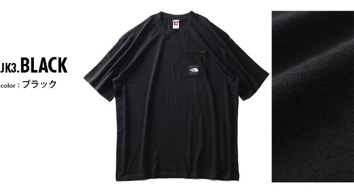 【WEB限定価格】大きいサイズ メンズ THE NORTH FACE ザ ノース フェイス メッシュポケット付 半袖 Tシャツ BLACK BOX CUT TEE USA直輸入 nf0a557k