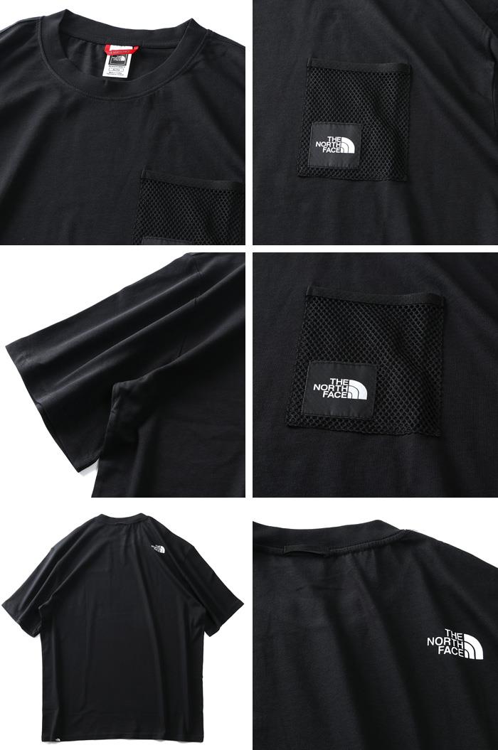 【WEB限定価格】大きいサイズ メンズ THE NORTH FACE ザ ノース フェイス メッシュポケット付 半袖 Tシャツ BLACK BOX CUT TEE USA直輸入 nf0a557k