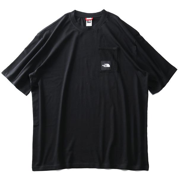 【WEB限定価格】大きいサイズ メンズ THE NORTH FACE ザ ノース フェイス メッシュポケット付 半袖 Tシャツ BLACK BOX CUT TEE USA直輸入 nf0a557k