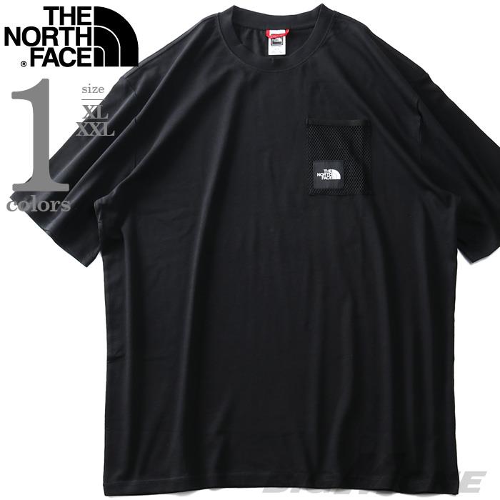 【WEB限定価格】大きいサイズ メンズ THE NORTH FACE ザ ノース フェイス メッシュポケット付 半袖 Tシャツ BLACK BOX CUT TEE USA直輸入 nf0a557k