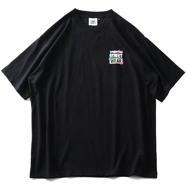 大きいサイズ メンズ VISION STREET WEAR スプラッシュロゴ 半袖 Tシャツ 1505709