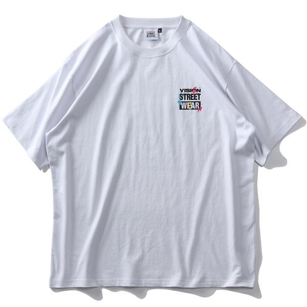 大きいサイズ メンズ VISION STREET WEAR スプラッシュロゴ 半袖 Tシャツ 1505709