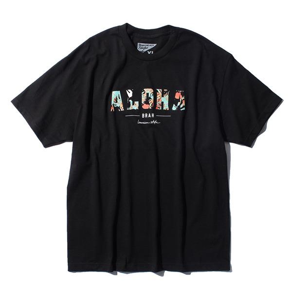 【WEB限定価格】大きいサイズ メンズ HAWAIIAN STYLE ハワイアンスタイル LOCAL MOTION ローカルモーション 半袖 プリント Tシャツ USA直輸入 mts18110