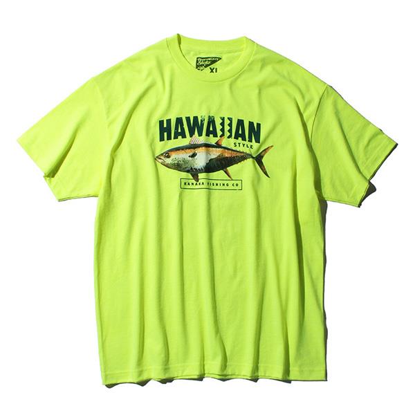 【WEB限定価格】大きいサイズ メンズ HAWAIIAN STYLE ハワイアンスタイル LOCAL MOTION ローカルモーション 半袖 プリント Tシャツ USA直輸入 mts18113