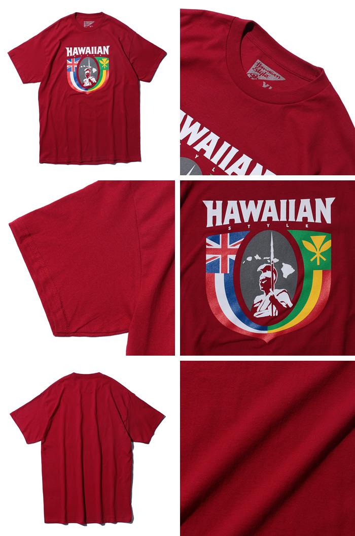 【WEB限定価格】大きいサイズ メンズ HAWAIIAN STYLE ハワイアンスタイル LOCAL MOTION ローカルモーション 半袖 プリント Tシャツ USA直輸入 mts18204