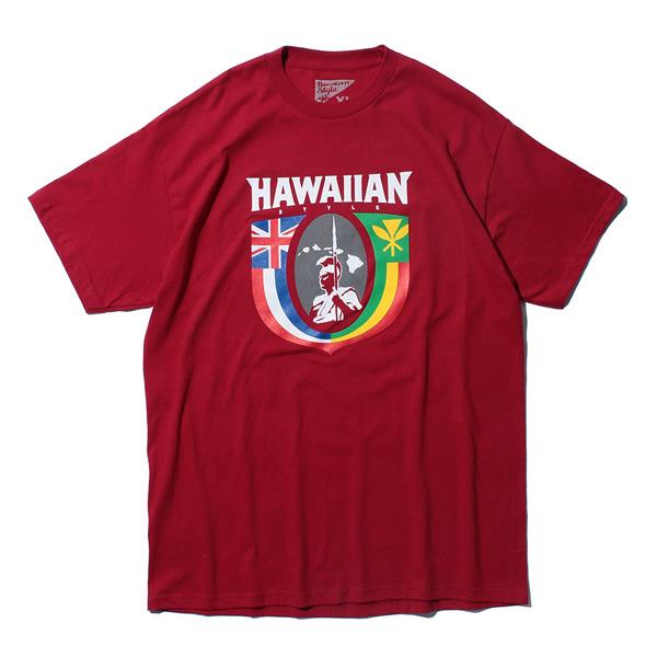 【WEB限定価格】大きいサイズ メンズ HAWAIIAN STYLE ハワイアンスタイル LOCAL MOTION ローカルモーション 半袖 プリント Tシャツ USA直輸入 mts18204