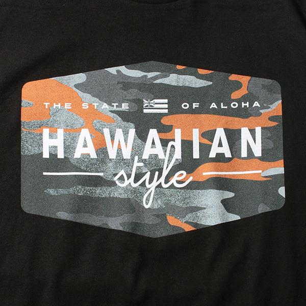 【WEB限定価格】大きいサイズ メンズ HAWAIIAN STYLE ハワイアンスタイル LOCAL MOTION ローカルモーション 半袖 プリント Tシャツ USA直輸入 mts18409