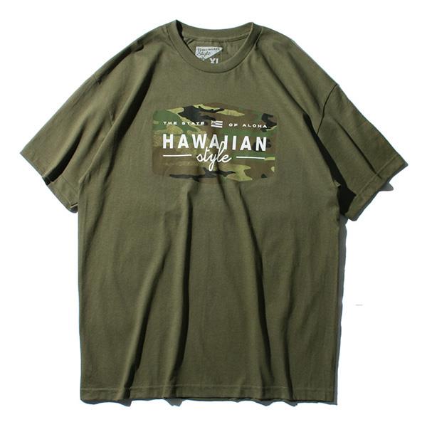 【WEB限定価格】大きいサイズ メンズ HAWAIIAN STYLE ハワイアンスタイル LOCAL MOTION ローカルモーション 半袖 プリント Tシャツ USA直輸入 mts18409