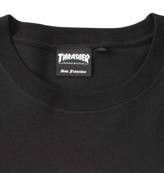 大きいサイズ メンズ THRASHER 半袖 Tシャツ ブラック 1278-1502-2 3L 4L 5L 6L 8L