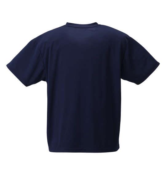 大きいサイズ メンズ OUTDOOR PRODUCTS DRYメッシュ 半袖 Tシャツ ネイビー 1258-1290-3 3L 4L 5L 6L 8L