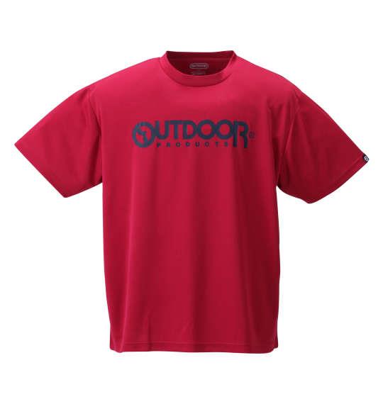 大きいサイズ メンズ OUTDOOR PRODUCTS DRYメッシュ 半袖 Tシャツ ピンク 1258-1290-4 3L 4L 5L 6L 8L