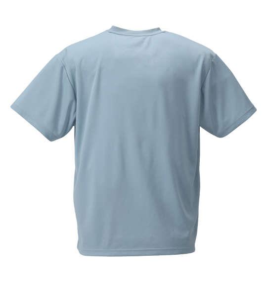 大きいサイズ メンズ OUTDOOR PRODUCTS DRYメッシュ 半袖 Tシャツ サックス 1258-1290-6 3L 4L 5L 6L 8L