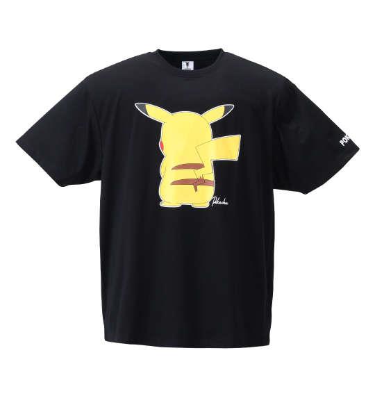 大きいサイズ メンズ POKEMON 半袖 Tシャツ ブラック 1278-1296-2 3L 4L 5L 6L 8L