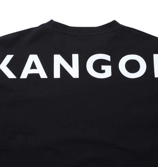 大きいサイズ メンズ KANGOL 胸ポケット付ロゴプリント 半袖 Tシャツ ブラック 1278-1520-2 3L 4L 5L 6L 8L